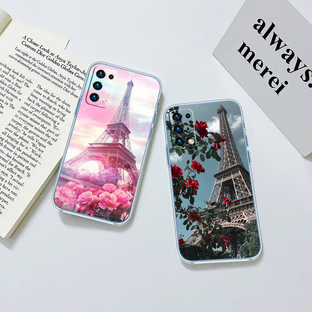 Paris Eiffel tower Phone Case for Motorola Edge 20 30 S30 40 50 Fusion Lite Plus Pro Neo Ultra One Hyper Power Action Zoom Macro Vision