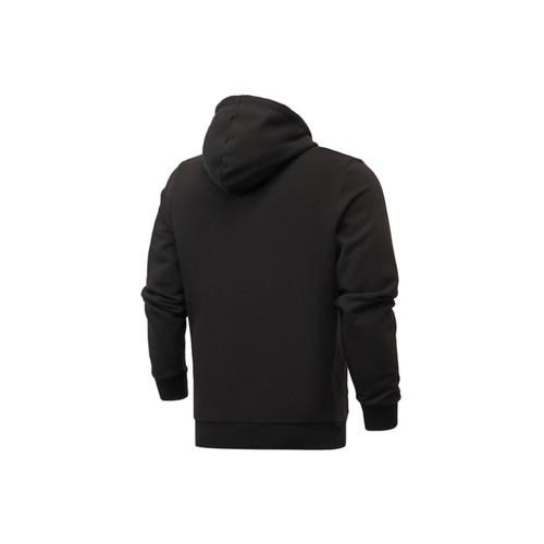 Puma Мужская черная спортивно-повседневная вязаная толстовка с капюшоном и принтом логотипа