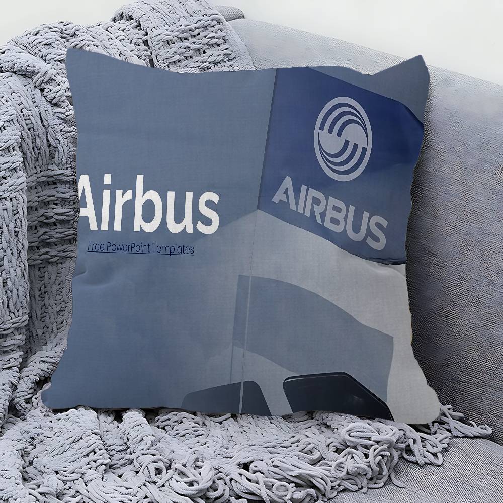 1Pc A-Airbus Pillow Gift Home Office Decoration Bedroom Sofa Car Cushion Cover Case 45X45