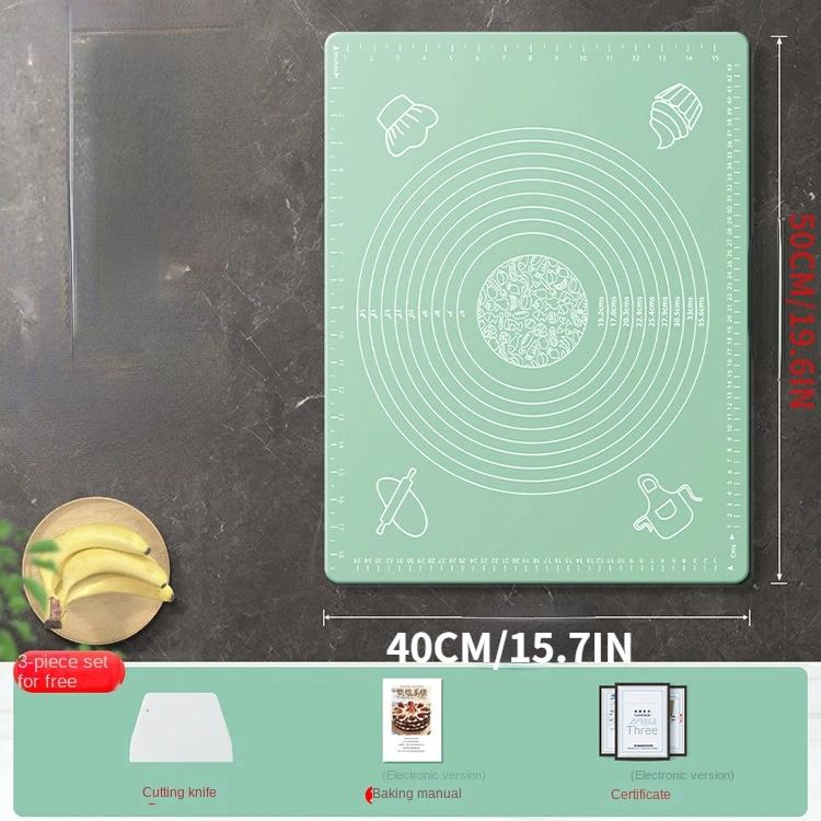 Silicone Baking Mat Pizza Dough Maker Pastry Kitchen Gadgets Cooking Tools Utensils Bakeware Kneading Accessories Lot