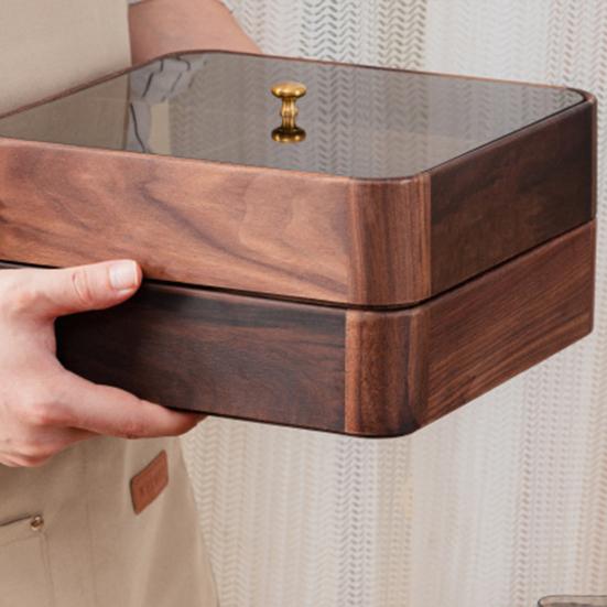 Разделенный поднос с прозрачной крышкой, большой емкости, не содержит бисфенол А, легко моется, переносной контейнер для закусок, поднос для фруктов