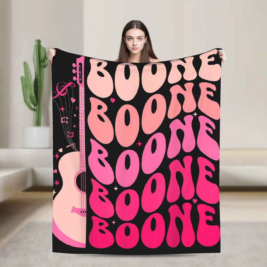 Benson Boone Tour Blankets Flannel Novelty Warm Throw Blanket for Bed Sofa Textile Decor