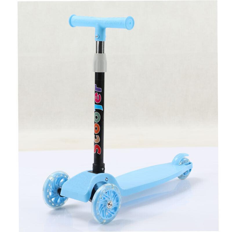 Odin Розовый Складной Широкая Дека Светящиеся Колеса Музыкальный Детский Самокат