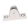 2 Pcs Bimini Top Deck Hinge Fitting 56mm 316 Stainless Steel 90 Deg Deck Hinge Bracket for RV Yacht Boat