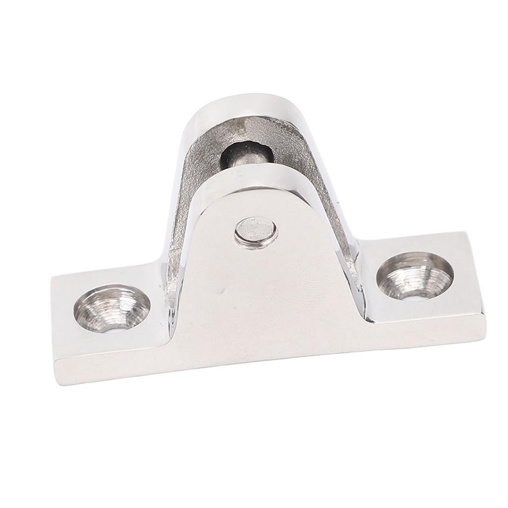 2 Pcs Bimini Top Deck Hinge Fitting 56mm 316 Stainless Steel 90 Deg Deck Hinge Bracket for RV Yacht Boat