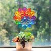 Colorful Mandala Balcony Glass Window Home Beautification and Decoration Electrostatic Window Stickers