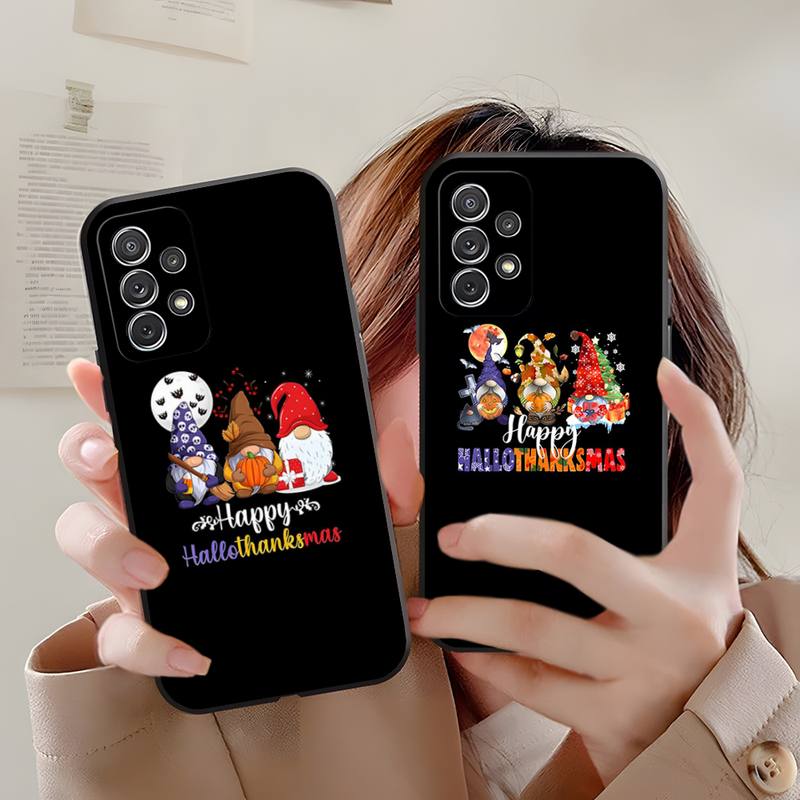 Чехол для телефона Счастливые Рождественские Гномы Funda Для Samsung S20 Lite S22 S30 Ultra S21 Fe S9 S10 E Plus Ударопрочная Задняя Крышка