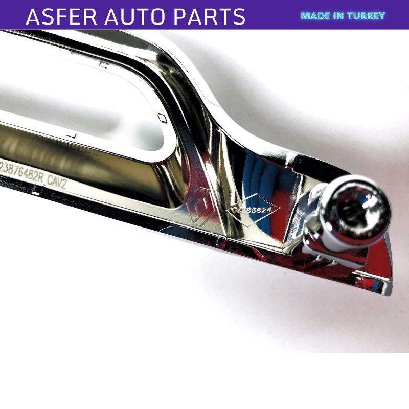 Хромированная накладка на переднюю решетку радиатора, верхняя левая, для Duster Mk1 2013-2017 OEM 623840543R