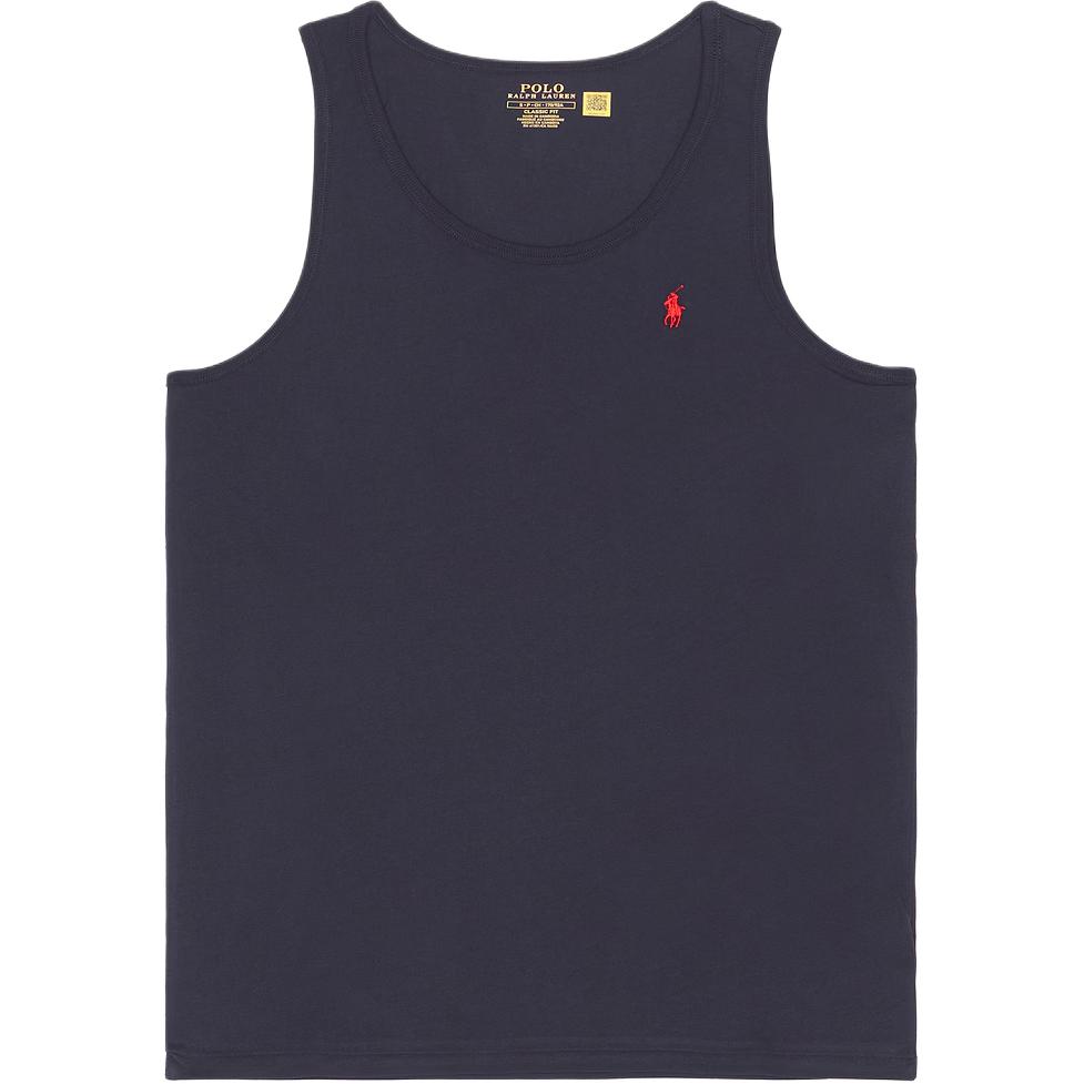 Polo Ralph Lauren Однотонный хлопковый жилет без рукавов с вышивкой пони Мужская одежда 710800895-009