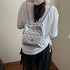 Fashion Diamond Chain Backpack Women's 2025 New Small Backpack Casual High-end Bucket Bag