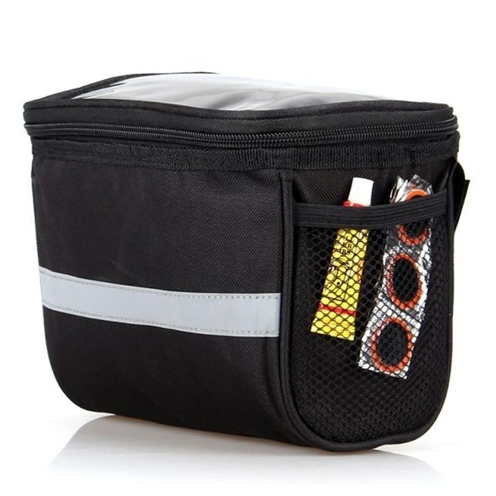 Водонепроницаемая сумка для хранения на переднем руле большой емкости, велосипедная сумка