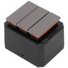 Battery Charger Kit for DJI OSMO Action Camera 3 Pack 1300mAh Batteries and 3 Channel Charger with LED Indicator