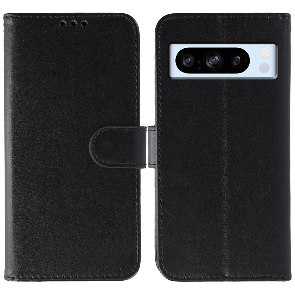 For Google Pixel 8 Pro Case PU Leather Flip Wallet Phone Cover with Strap