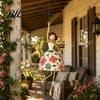 Dynamic Window Hanging Dancing Lady Ornament for Home Decor, Elegant Art Sculpture, Graceful Silhouette Creative Pendant Indoor Outdoor Porch