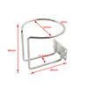Stainless Steel Boat Ring Cup Drink Holder Beverage Cup Storage Rack Water Cup Stand for Marine Yacht Truck RV Car Trailer