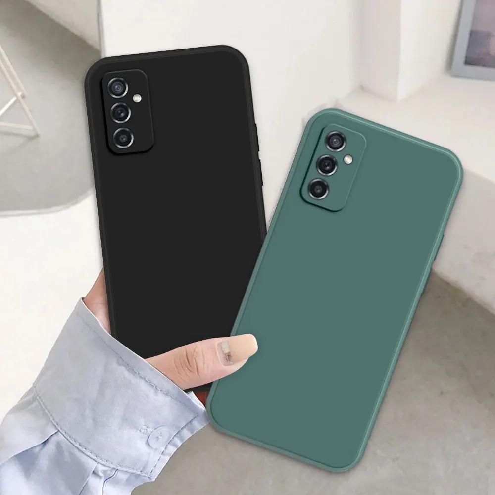 Чехол для Samsung M52 A52 Для Samsung Galaxy M52 5G Чехол Мягкий Силиконовый Ударопрочный Чехол Galaxy A52 5G Квадратный Чехол для Телефона Fundas
