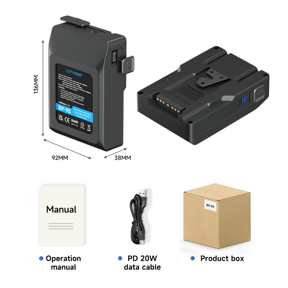 14,8 В V-Lock BP Батареи V-образное крепление Батарея Type-C Micro Быстрая зарядка для светодиодных видеокамер, смартфонов, видеокамер, трансляций