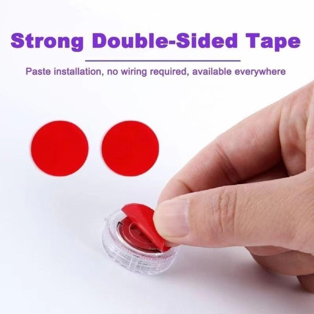 2 Pcs Finger Touch Sensor Car Interior Atmosphere Lights Self-adhesive Night Reading Light