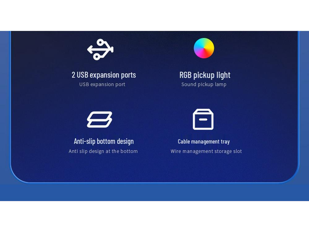 Игровая гарнитура Fifine RGB с USB-подставкой и световой индикацией, активируемой голосом