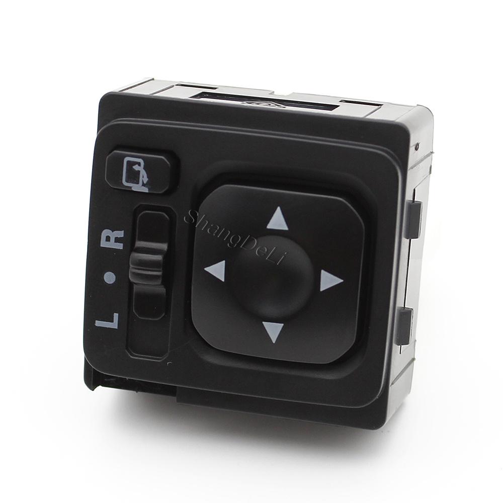 Car Power Side Mirror Fold Control Switch Rearview Mirror Adjust Button Fit For Mitsubishi Lancer ASX Outlander Pajero L200