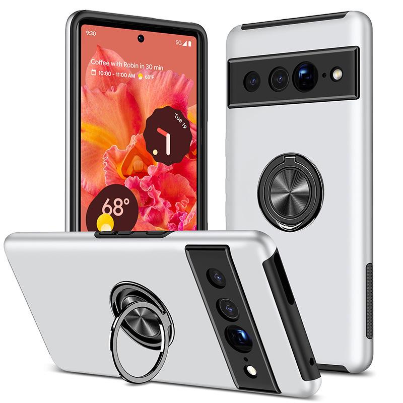 Матовый противоударный чехол для телефона со скрытым кольцом для Google Pixel 7 Pro/10A