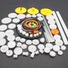 82PCS/Set Plastic Gear Package Kit for Toy Motor Car Robot Various Gear Axle Belt Bushings DIY Gear Assortment Accessories Set