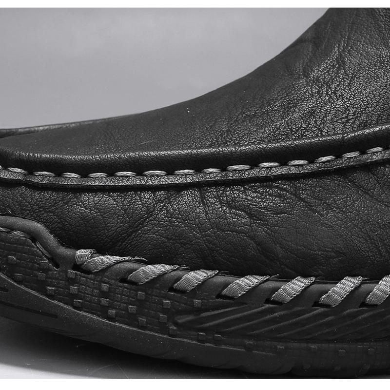 Plus Size 39-48 Men's High-top Casual Shoes Handmade Shoes Casual Sneakers