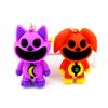 Smilingcritters Bobi Game Time 3 Cute Animal Keychain Big Mouth Monster Pendant Purple