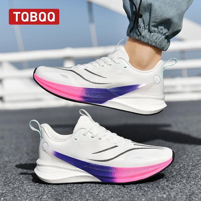 Ультрадышащие сетчатые кроссовки из углеродного волокна для мужчин и женщин с воздушной подушкой, спортивные кроссовки, комфорт, легкий вес