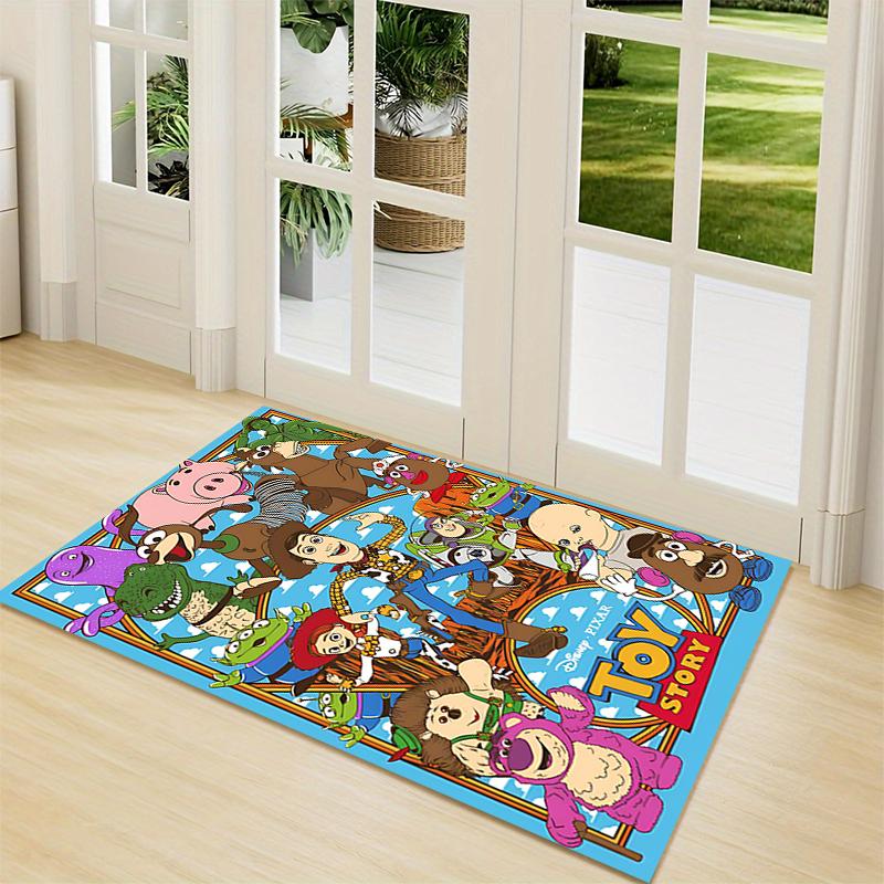 Toy Story Characters Carpet Rug Soft Washable Antislip Home Living Room Sofa Mats Personalized Christmas Rug