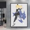 Hot Anime Poster Pokemon Akari Arceus Cartoon Character Picture High Quality Canvas Children's Room Home Decoration Paintings