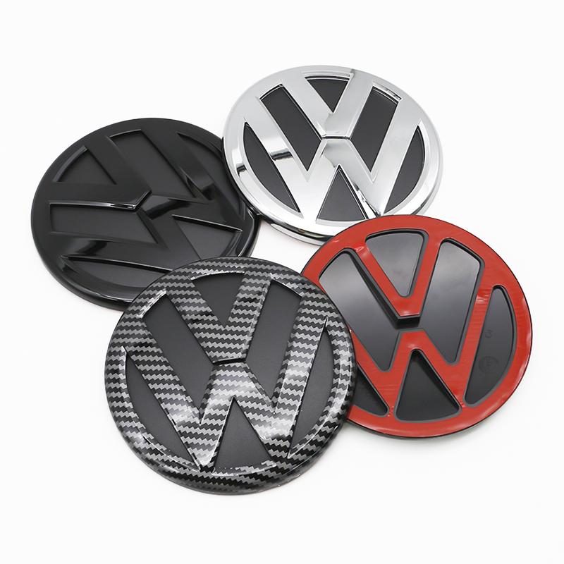 Valve Stems Caps For Volkswagen Touareg 2011-2015 Rear Emblem Trunk Badge Logo Rear Tailgate Decal Sticker Compatible With VW To zd5