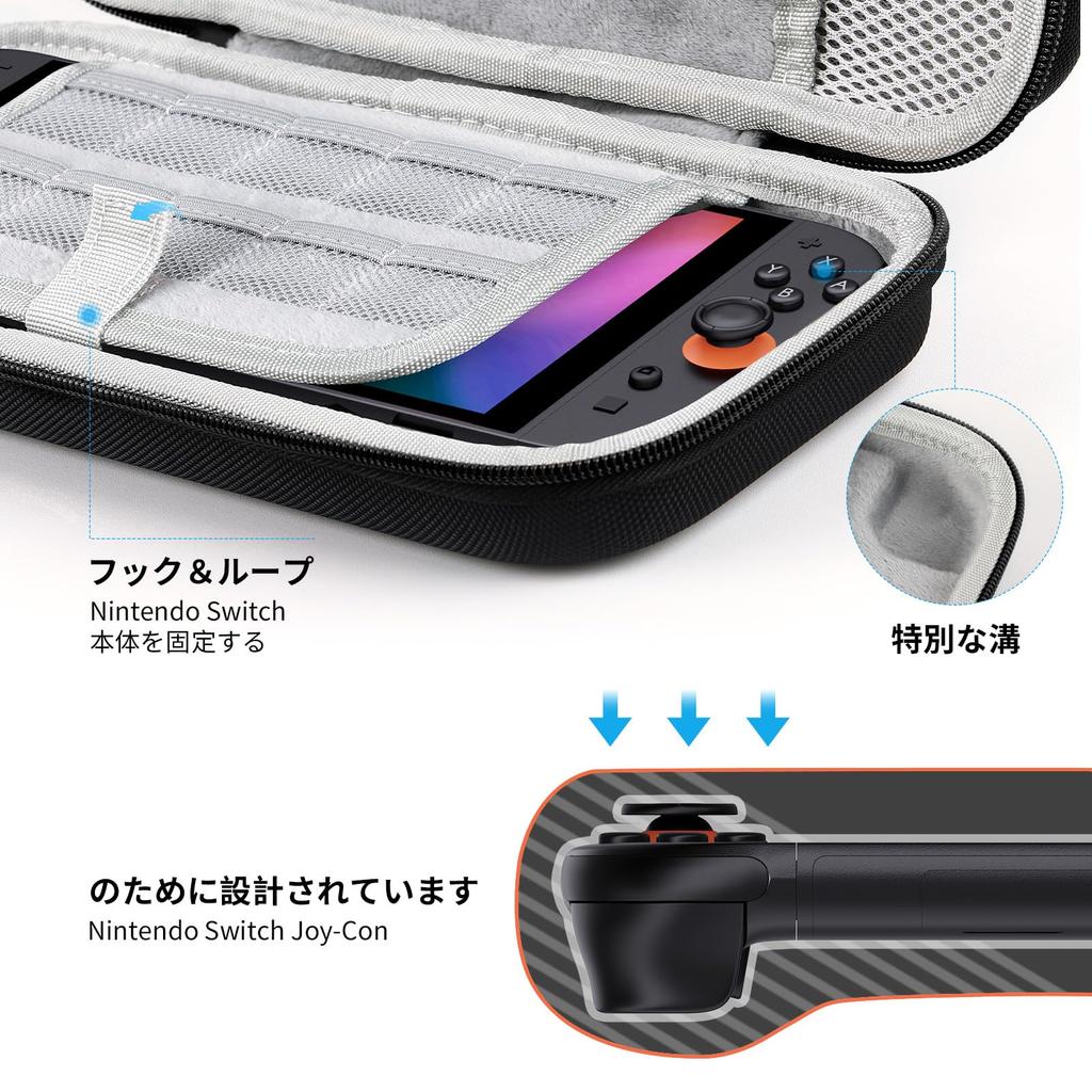 Lmcpa Switch 2 Совместимый Чехол для Switch 2025 дюймов Большая Вместимость Сумка для Хранения для Аксессуаров Switch 2 Защита Большая Вместимость Материал EVA