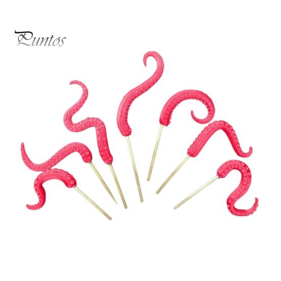 7 Pcs Planter Insert Octopus Tentacles Resin Octopus Tentacles Flower Pot Decoration Waterproof Tentacles Stakes for Potted Plants Bonsai Decorations