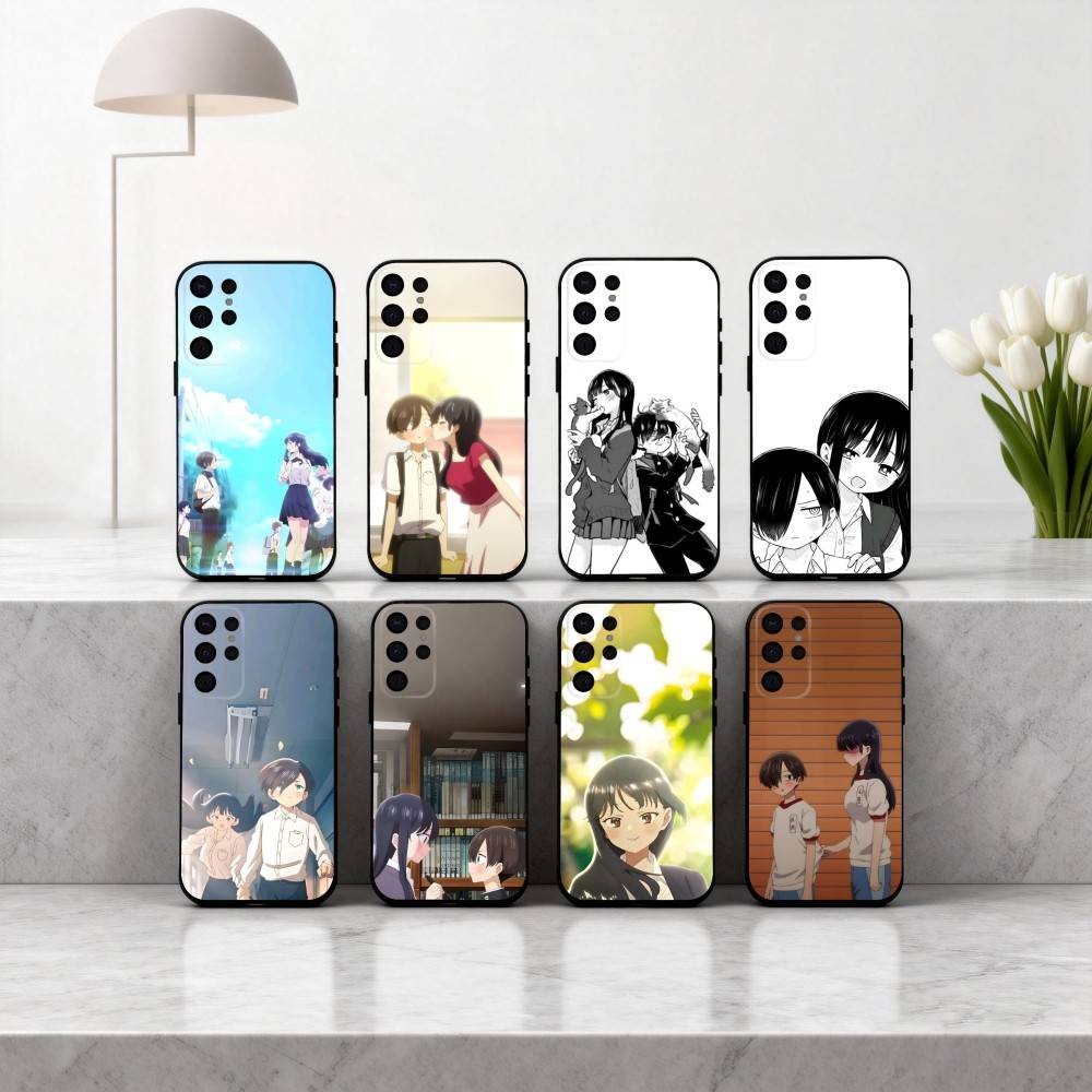 Чехол для телефона Manga The D-Dangers in My H-Heart для Samsung S25,24,23,22,30,21,10,9,Ultra,Plus,Lite,FE,4,5 G Мягкий черный чехол