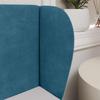 Headboard Ear Blue 40 x 23 x 6 cm Velvet