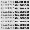 Наклейка на багажник автомобиля ABS с буквой, эмблема для GLB180 GLB200 GLB220 GLB250 GLB260 GLB300 GLB350 GLB400 GLB450
