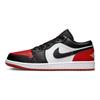 Jordan Air Jordan 1 Нескользящие Низкие Винтажные Баскетбольные Кроссовки Унисекс Bred Toe Jordan 553558-161
