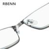 RBENN Stainless Steel Men Business Reading Glasses for Reader Mens Presbyopia Optical Eyeglasses +1.0 1.5 2.0 2.5 3.0 3.5 4.0