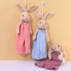 Hand Towel Strong Water Absorption Comfortable Microfiber Cartoon Rabbit Design Hanging Coral Fleece Cleaning Cloth Household Supplies