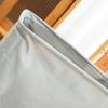 Складная корзина для белья Ткань Оксфорд Легкая установка Корзина для хранения с сетчатыми роликами Светло-серая