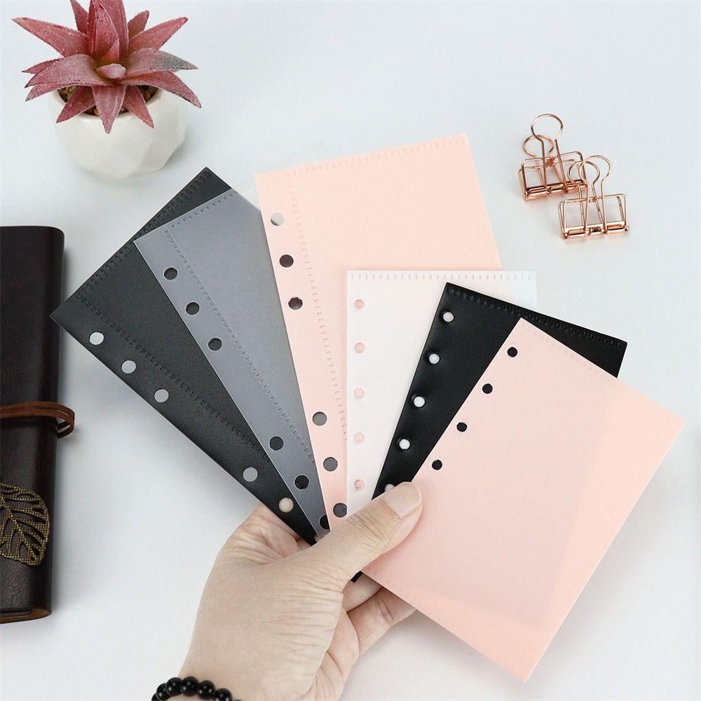Waterproof Loose Leaf Bags Transparen Binder Folders Notebook Divider Page Stationery