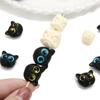 One Acrylic Bead Cartoon Big Eyes Black Cat Beads Wake Lion Carved Beads for DIY Bracelet Craft Jewelry Making