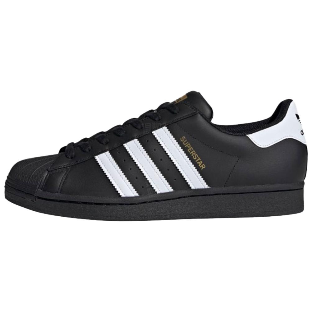 adidas Оригинальные SUPERSTAR Низкие Скейтбордические Кроссовки Унисекс Черные Розовые EG4959(Команда551-)