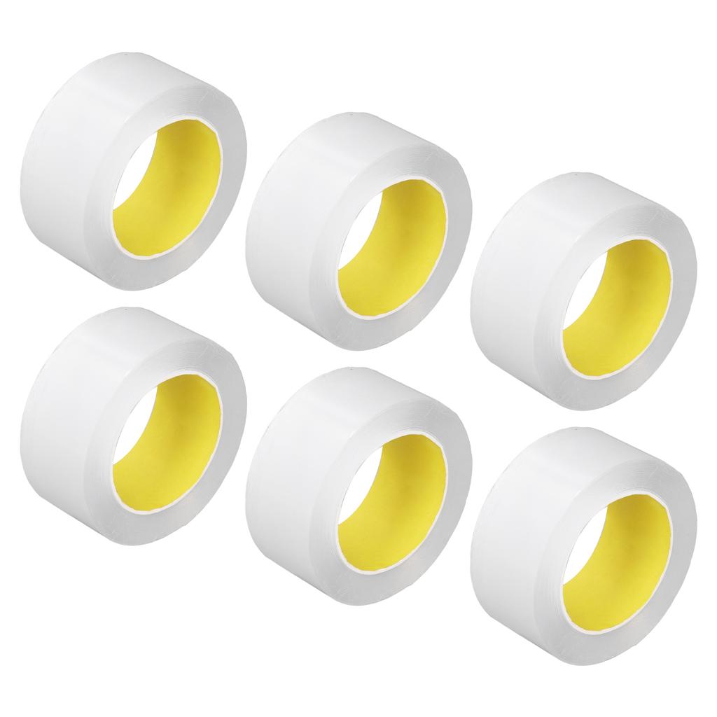 6 рулонов двухсторонних лент толщиной 0,1 мм, шириной 50 мм, длиной 5 м, прозрачный клей для подвешивания картин