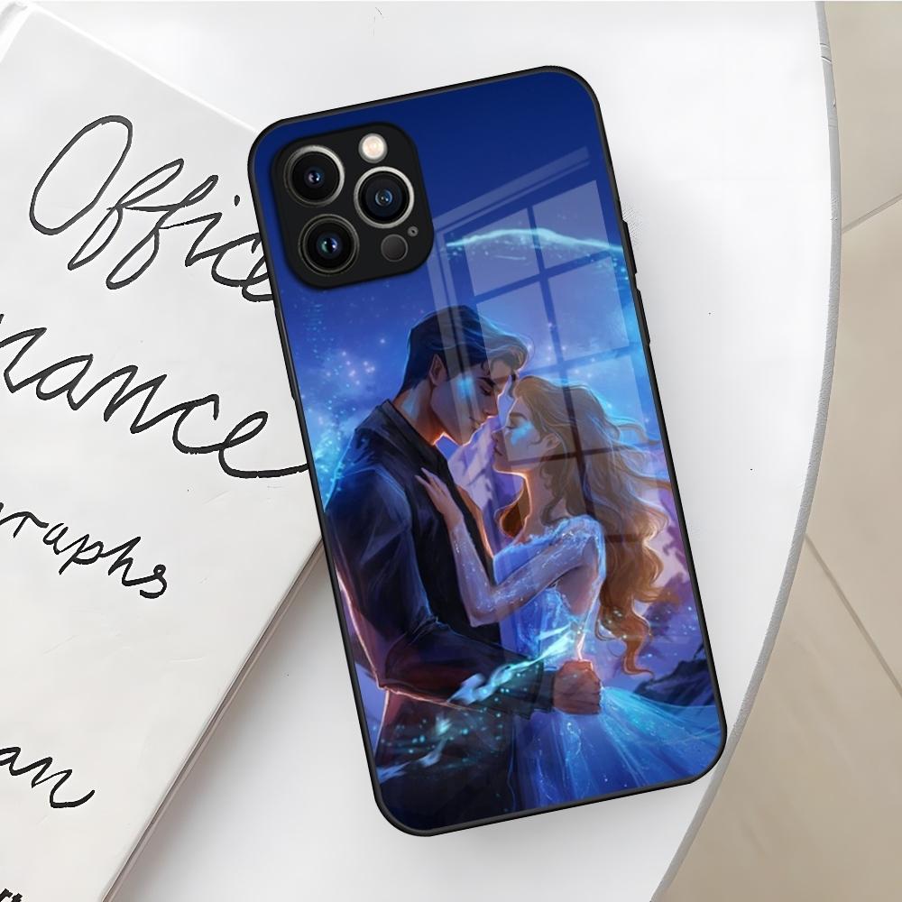 Чехол для телефона Acotar A Court of Mist and Fury для Iphone 17 16 Air 15 14 12 11 13 Pro Max Mini X Xr Xs Se Стеклянная крышка Puls