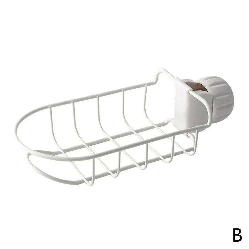 Дом Кухня Смеситель для раковины Губка Мыло Ткань Подставка для сушки Стойка для хранения Стойка для посуды Удобные аксессуары