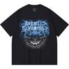 Хлопковая футболка плотностью 230 г/м² 100% Хлопок Heavy Metal Футболка с принтом рок-группы Популярная музыка Унисекс Тяжелая хлопковая футболка