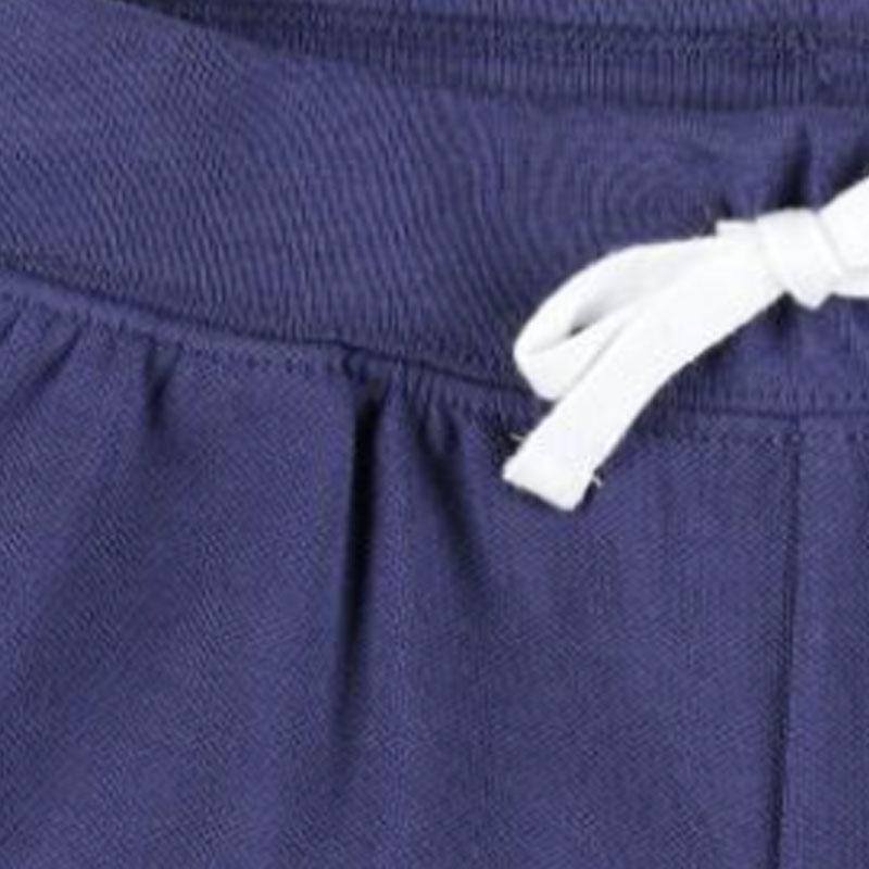 Шорты с логотипом и полосками Polo Ralph Lauren на шнурке Детские шорты Синий 965196-001