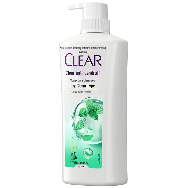 Clear Anti-Dandruff Cooling Mint Shampoo